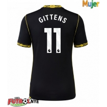 Camiseta Chelsea Jamie Gittens #11 Visitante Equipación para mujer 2026-27 manga corta
